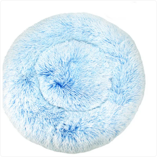 Cozy Calming Donut Dog Bed