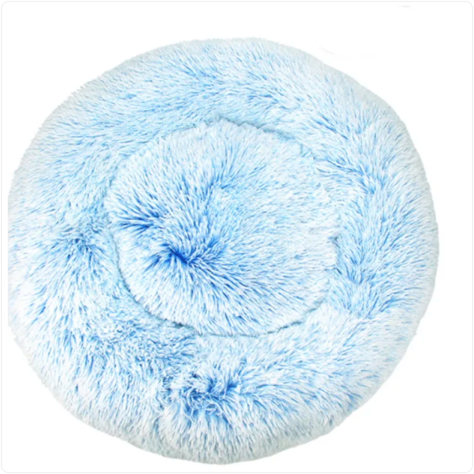 Cozy Calming Donut Dog Bed