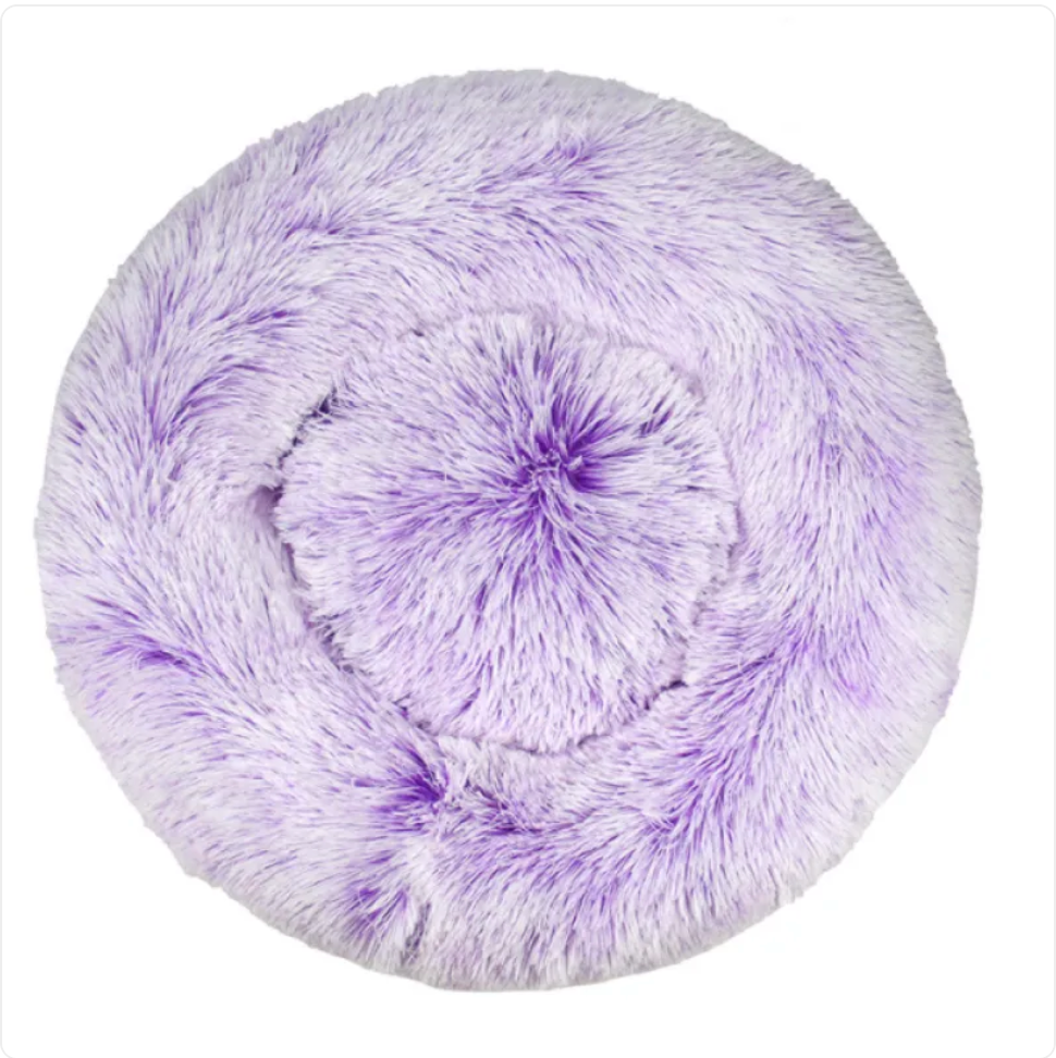 Cozy Calming Donut Dog Bed