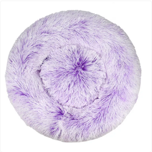 Cozy Calming Donut Dog Bed